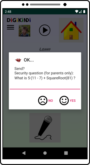 Screenshot Voice Message